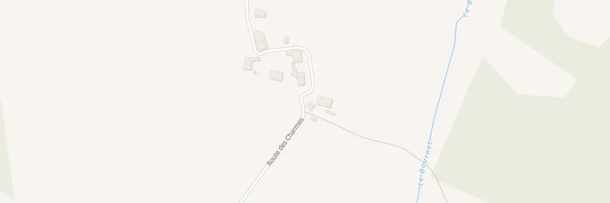 Plan du 1404 Rte des Charmes à Villetoureix