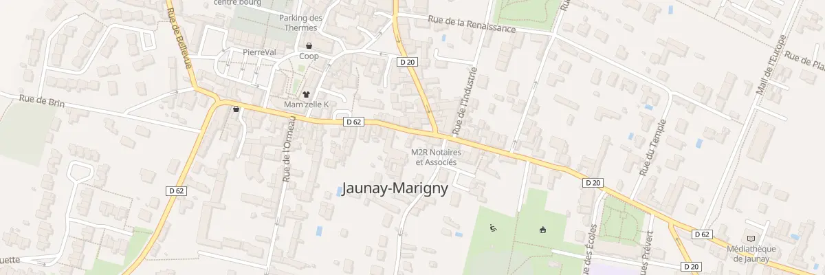 Plan du 48 Grand Rue à Jaunay-Marigny