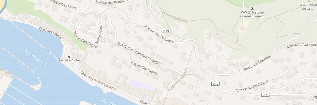 Plan du 210 Rue Commandant Roquigny à Fécamp