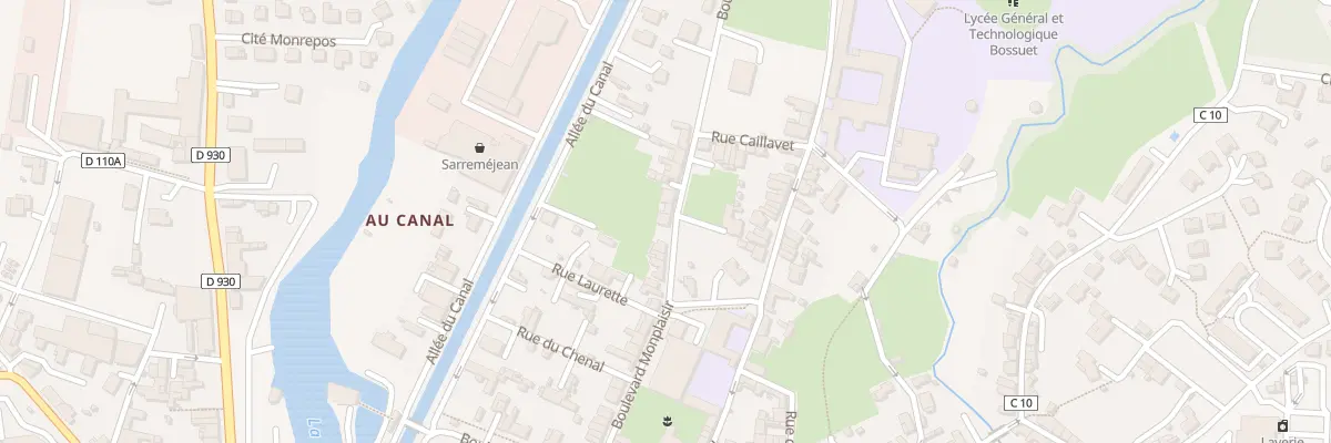 Plan du 34 Bd Monplaisir à Solomiac