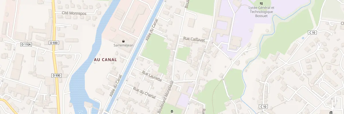 Plan du 9017 Bd Monplaisir à Condom
