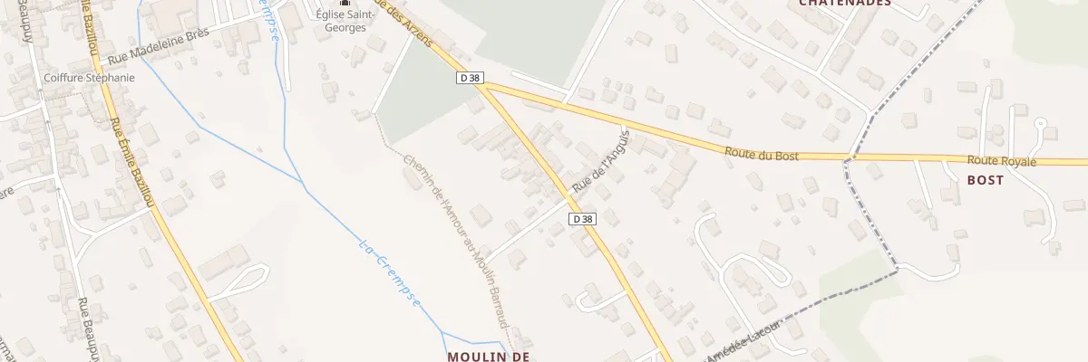 Plan du 421 Rue des Arzens à Mussidan