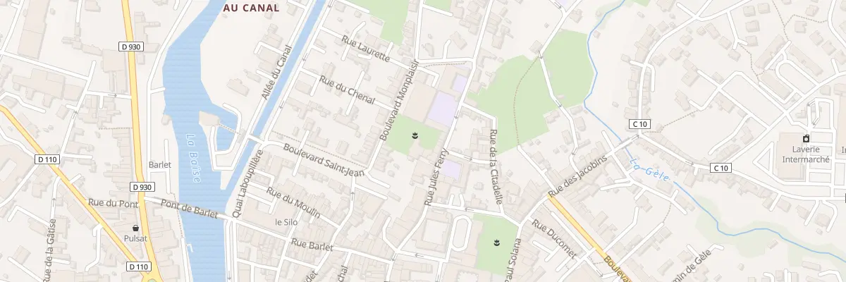 Plan du 19 Rue Jules Ferry à Condom