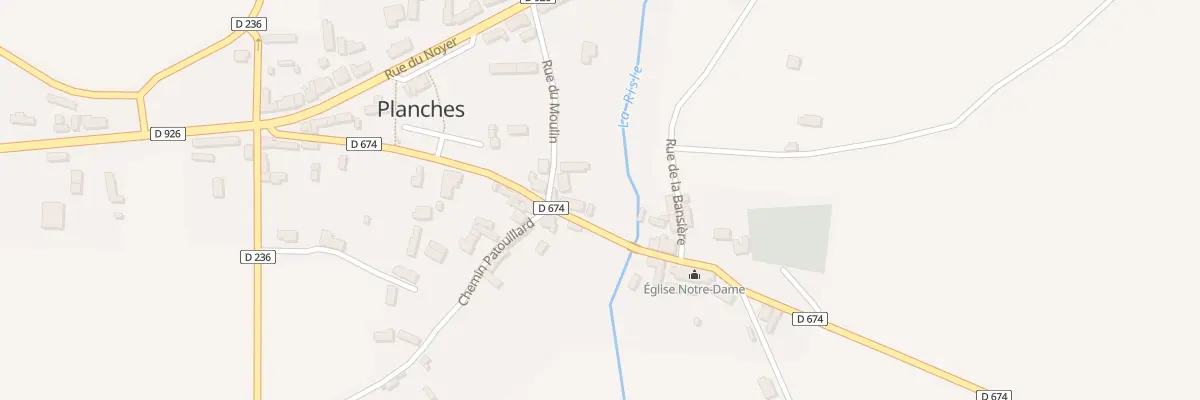 Plan du 8 Rue du Pont de la Risle à Planches
