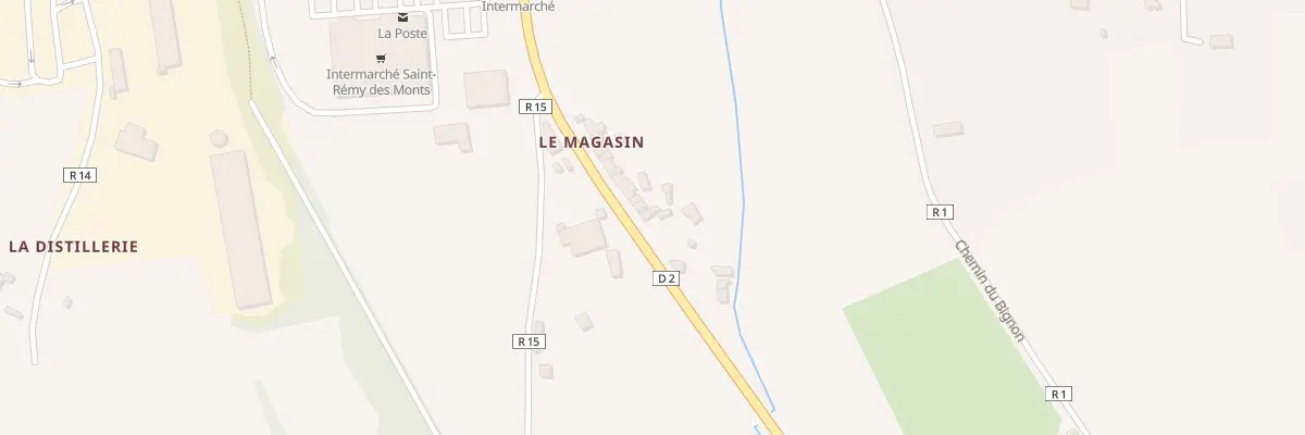 Plan du 19 Ham Le Magasin à Saint-Rémy-des-Monts