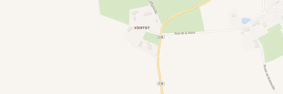 Plan du 1721 Rte des Ifs à Auberville-la-Renault
