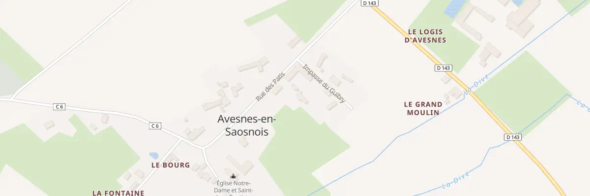 Plan du 5 Rue du Patis à Avesnes-en-Saosnois