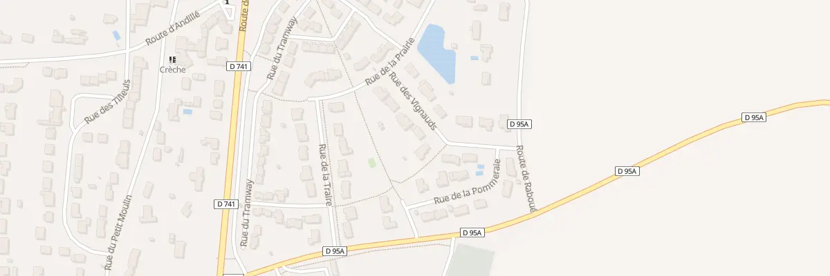 Plan du 7 Rue des Vignauds à Roches-Prémarie-Andillé