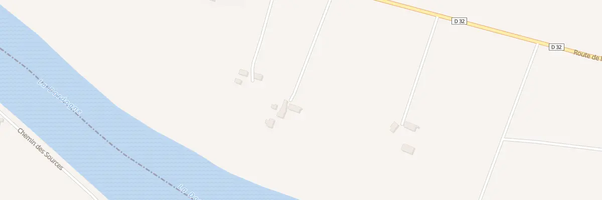 Plan du 697 Rte de la Dordogne à La Force
