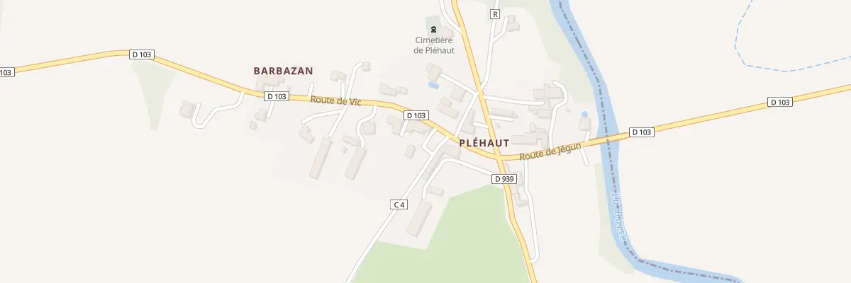 Plan du 83 Rte de Vic Fezensac à Saint-Jean-Poutge