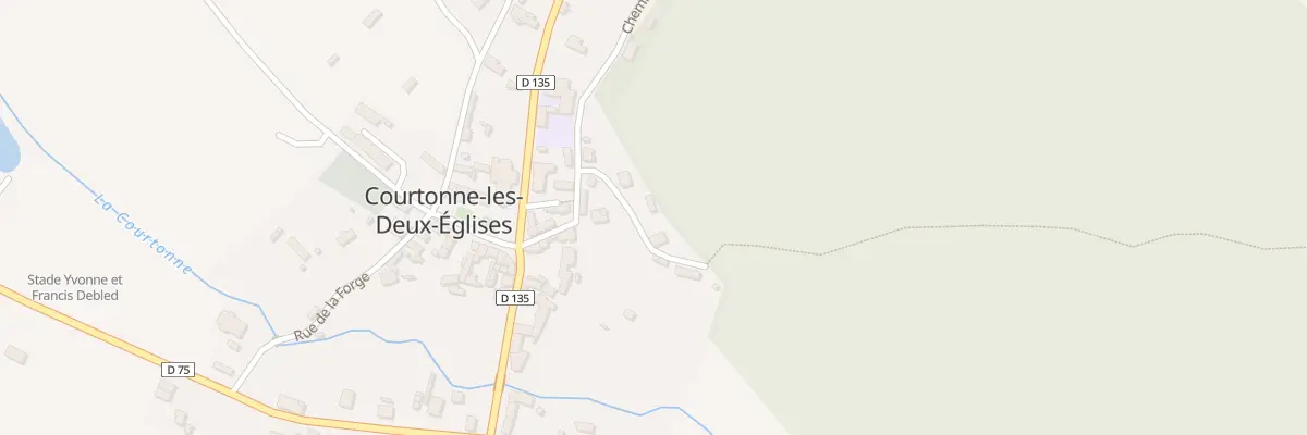 Plan du 5 Che de la Forêt à Courtonne-les-Deux-Églises