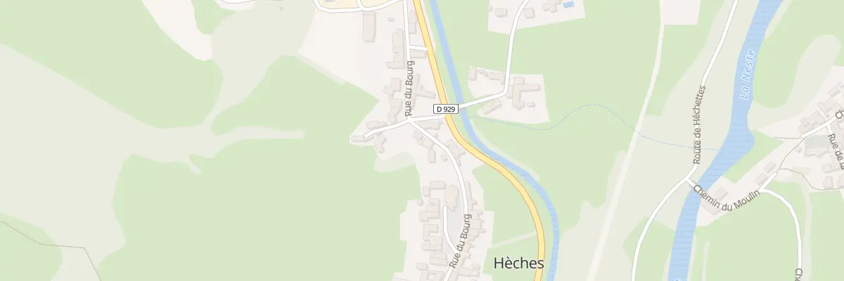 Plan du 220 Rue du Bourg à Hèches