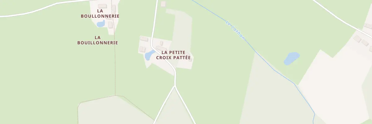 Plan du 1 La Petite Croix Pattee à Cléré-les-Pins
