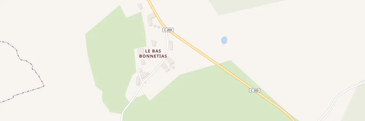 Plan du 73 Le Bas Bonnetias à Bosset