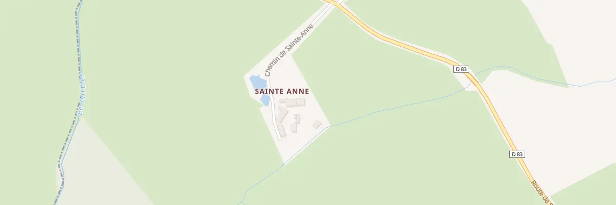 Plan du 119 Che de Sainte Anne à Lombron