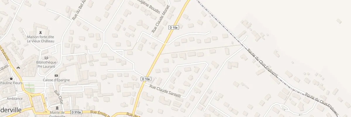 Plan du 9 Rue Claude Santelli à Goderville