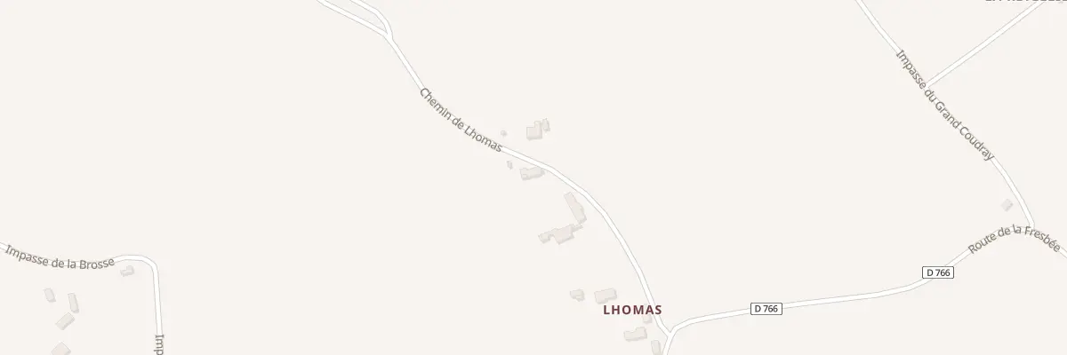 Plan du 11 Che du Lhomas au Plantis