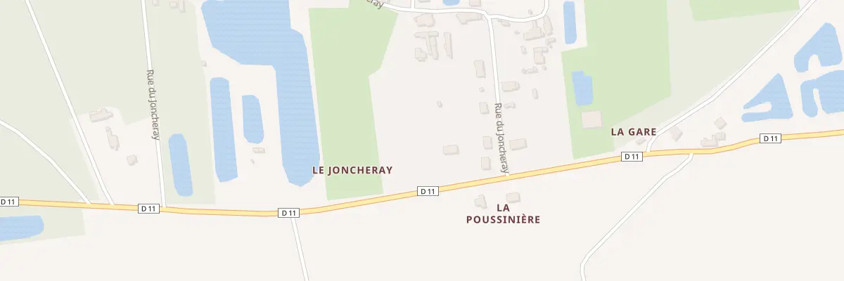 Plan du 8 Le Joncheray Sud à La Bruère-sur-Loir