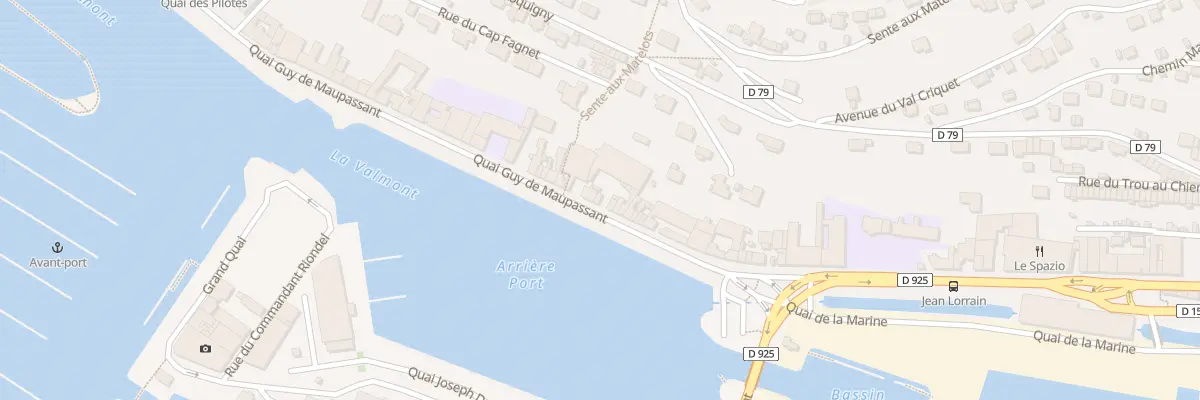 Plan du 64T Quai Guy de Maupassant à Fécamp