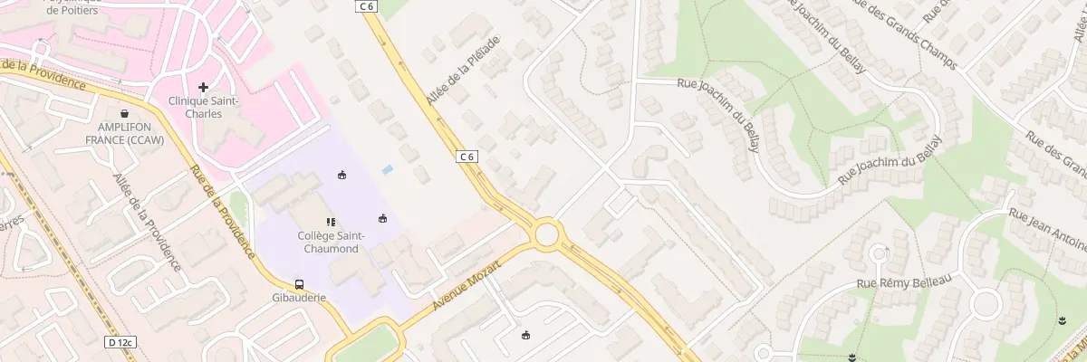 Plan du 137 Rue de la Gibauderie à Poitiers