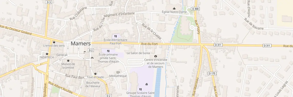 Plan du 37 Rue du Fort à Mamers