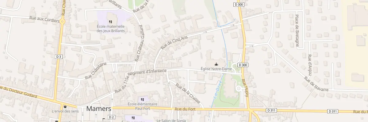 Plan du 68 Rue du 115eme Ri à Mamers