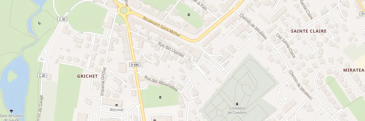 Plan du 17 Rue des Litanies à Condom