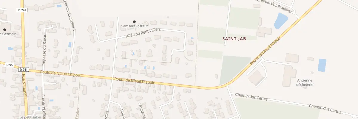 Plan du 21 All du Petit Villiers à La Villedieu-du-Clain