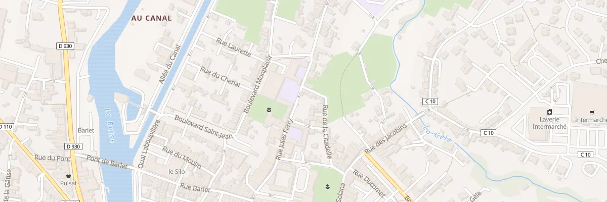 Plan du 12 Rue Jules Ferry à Condom