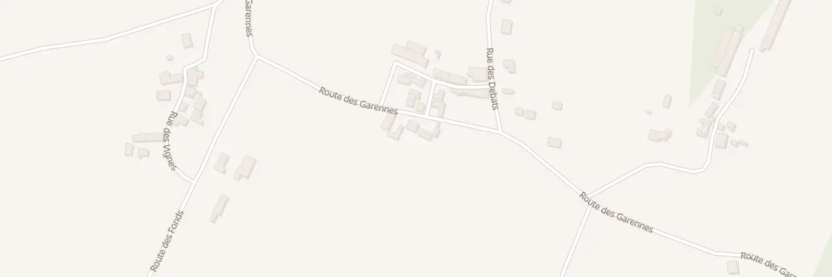 Plan du 23 Rte des Garennes aux Pins