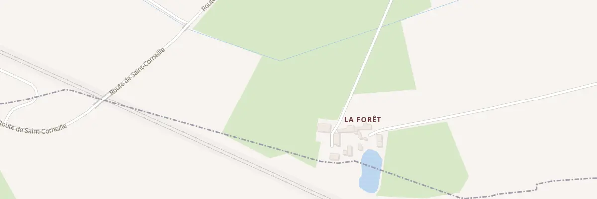 Plan du 361 Rte de Saint-corneille à Lombron