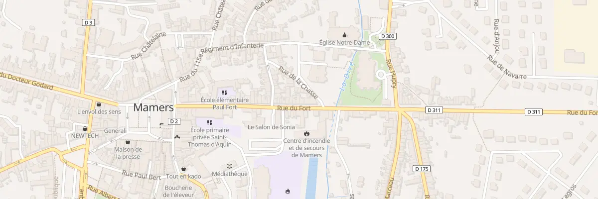 Plan du 48 Rue du Fort à Mamers