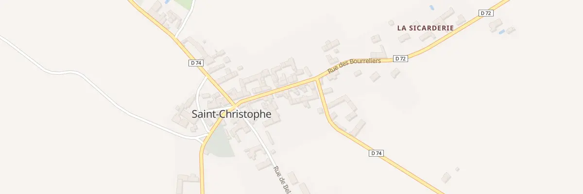 Plan du 10 Rue des Bourreliers à Saint-Christophe