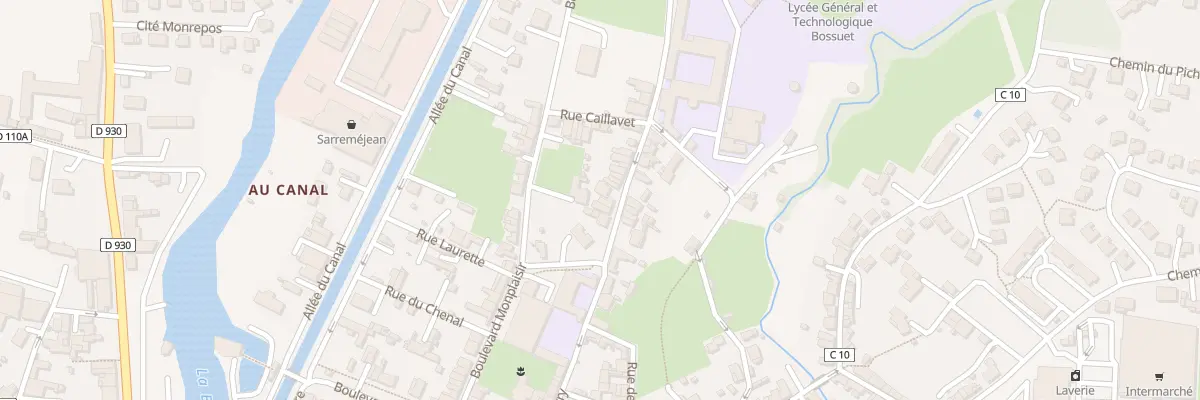 Plan du 29 Rue Jules Ferry à Condom