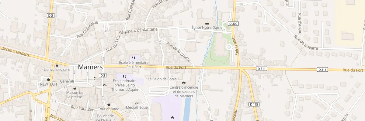 Plan du 50 Rue du Fort à Mamers