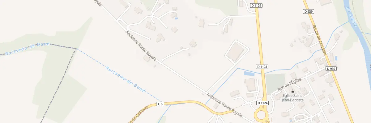 Plan du 320 Rte Ancienne Route Royale à Saint-Jean-Poutge