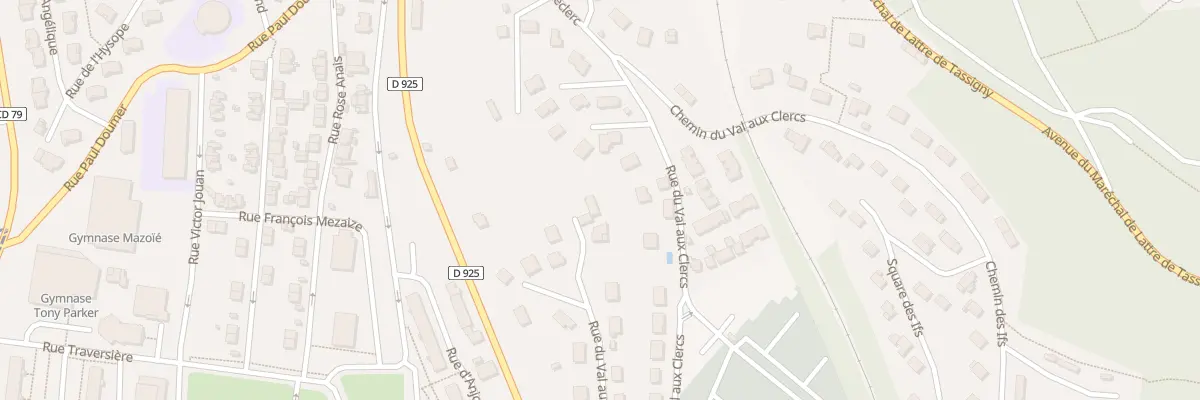 Plan du 212 Rue du Val aux Moines à Fécamp