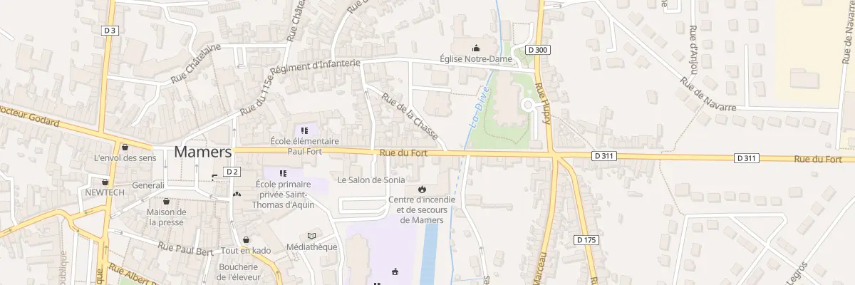 Plan du 54 Rue du Fort à Mamers