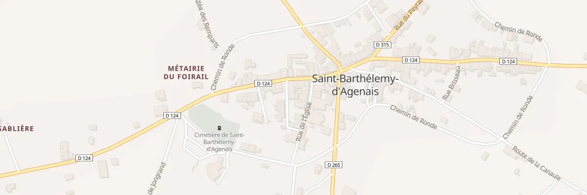 Plan du 24 Le Bourg à Saint-Barthélemy-d’Agenais