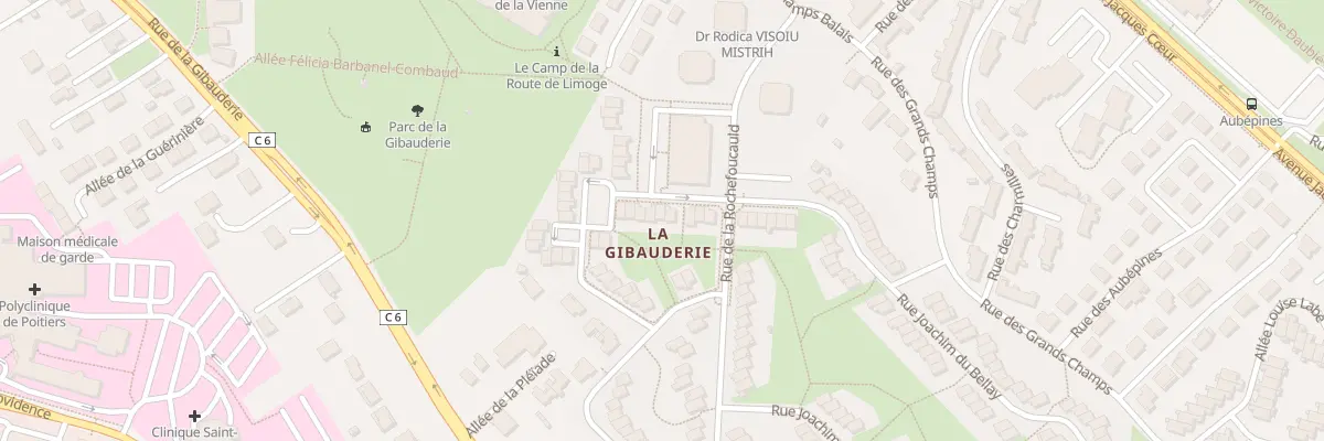 Plan du 26 Rue Francois de Malherbes à Poitiers