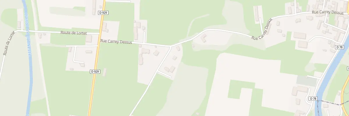 Plan du 5001 Arientou à Lortet