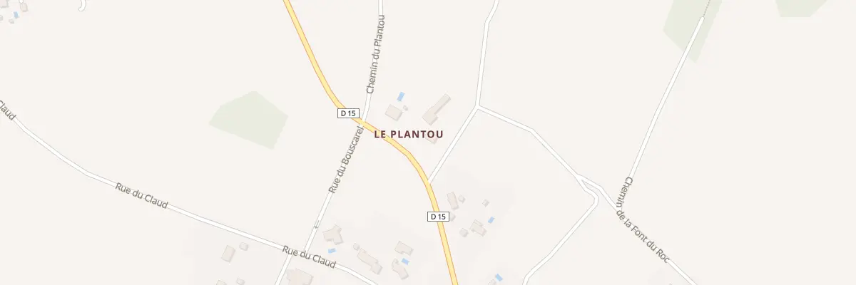 Plan du 24 La Font du Roc à Cunèges