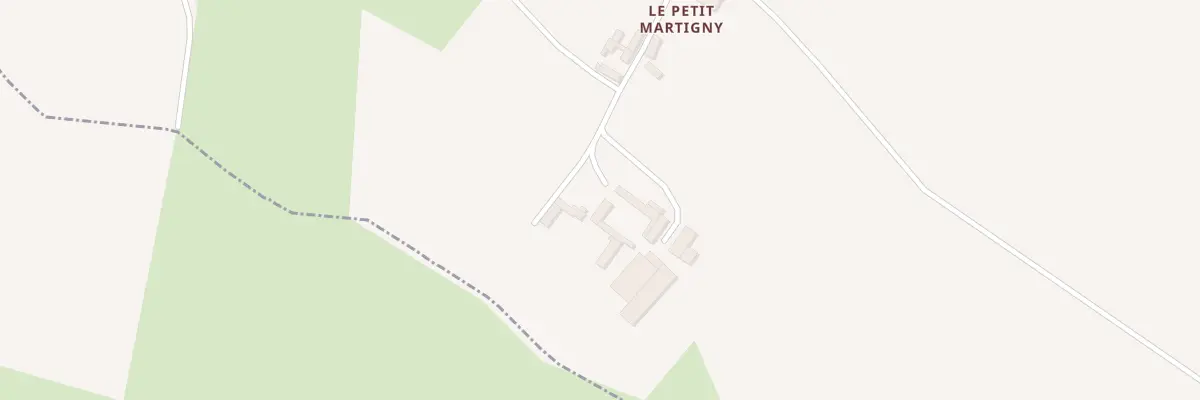 Plan du 189 Le Petit Martigny à Faye-la-Vineuse