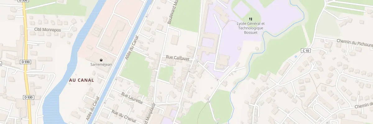 Plan du 45 Rue Jules Ferry à Condom
