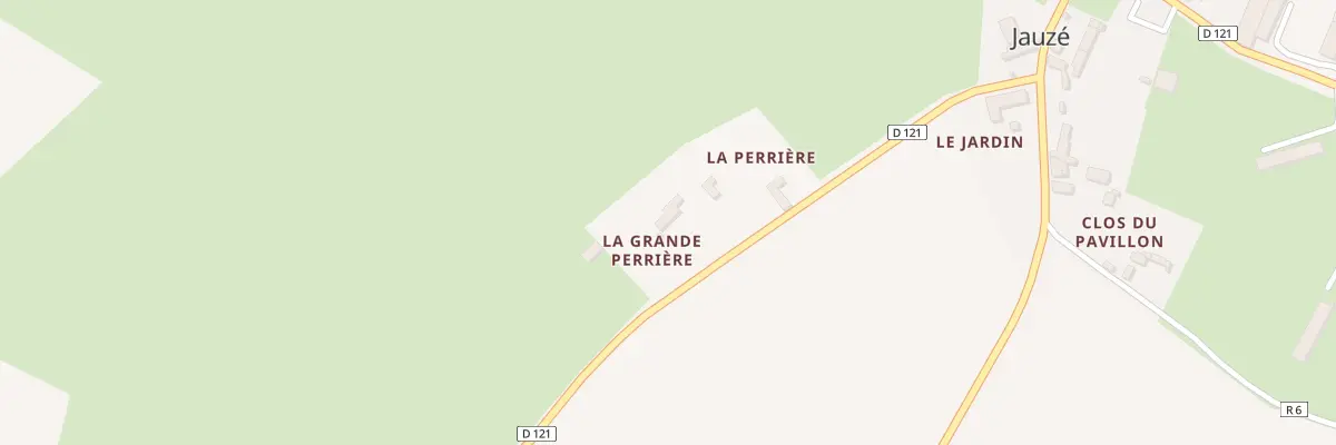 Plan du 5020 La Grande Perriere à Jauzé