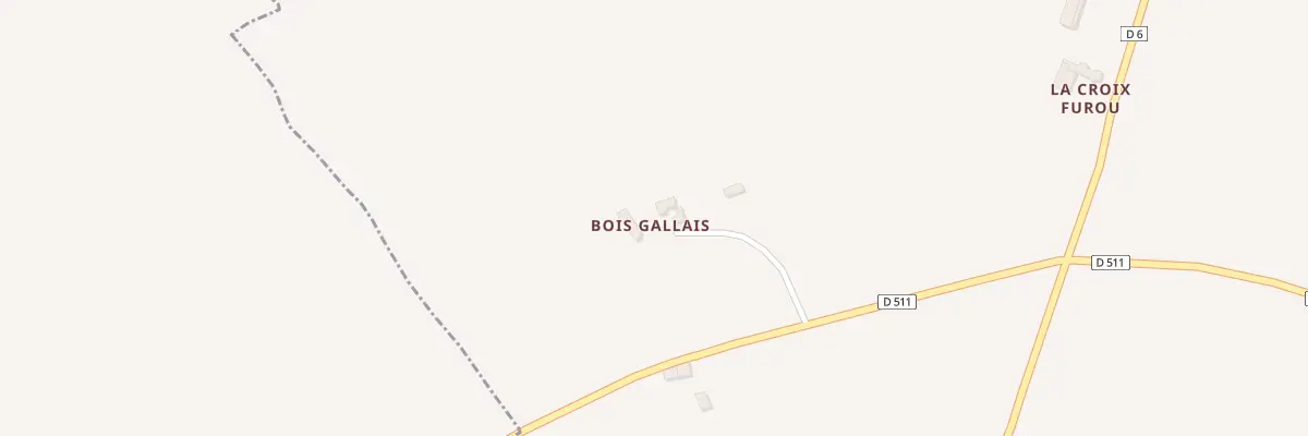 Plan du 1 Imp de Bois Gallais à Saint-Aubin-d’Appenai