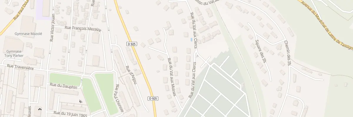 Plan du 132 Rue du Val aux Moines à Fécamp