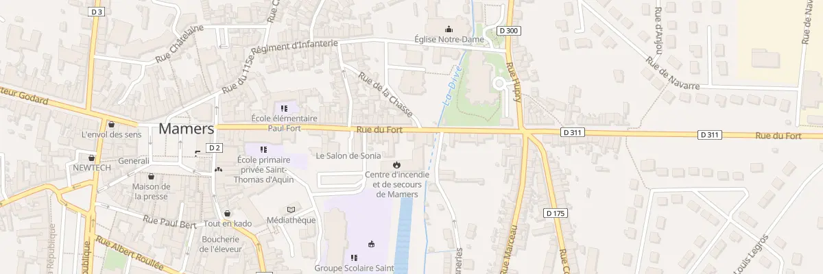 Plan du 51 Rue du Fort à Mamers