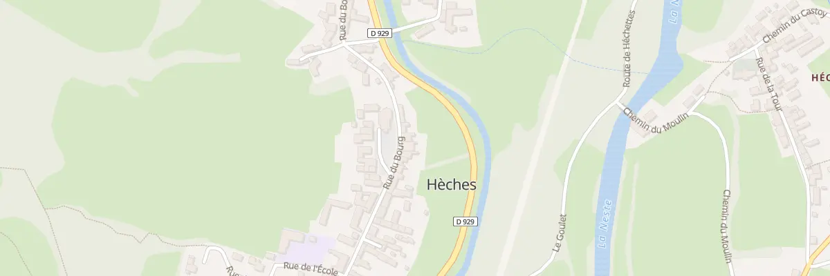 Plan du 339 Rue du Bourg à Hèches