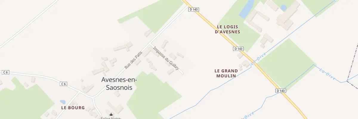 Plan du 3 Imp du Guibry à Avesnes-en-Saosnois